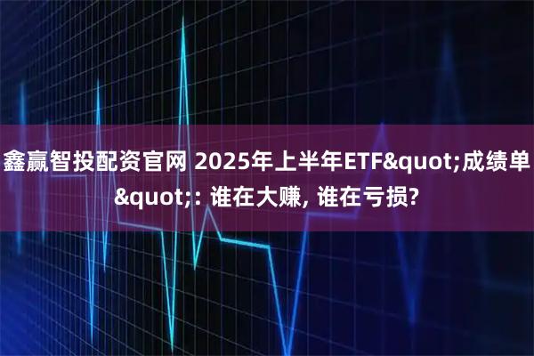 鑫赢智投配资官网 2025年上半年ETF"成绩单": 谁在大赚, 谁在亏损?